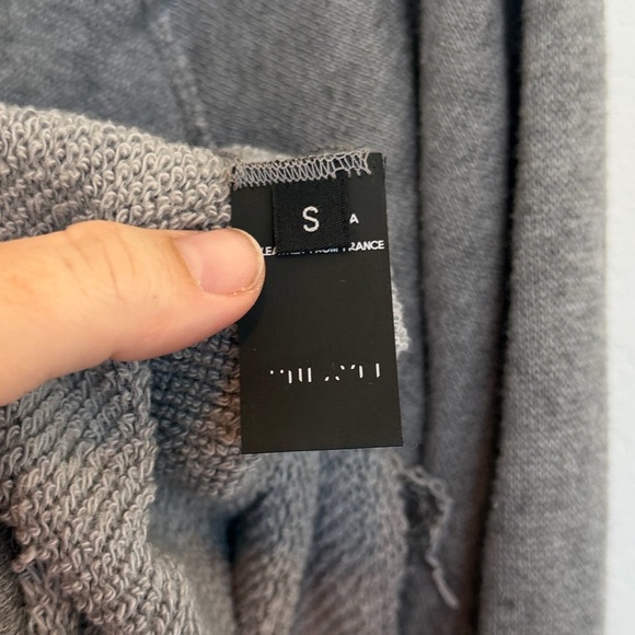 Unravel Project Cashmere Hooded Swetashirt Gray Small Celeb Style - Picture 7 of 9